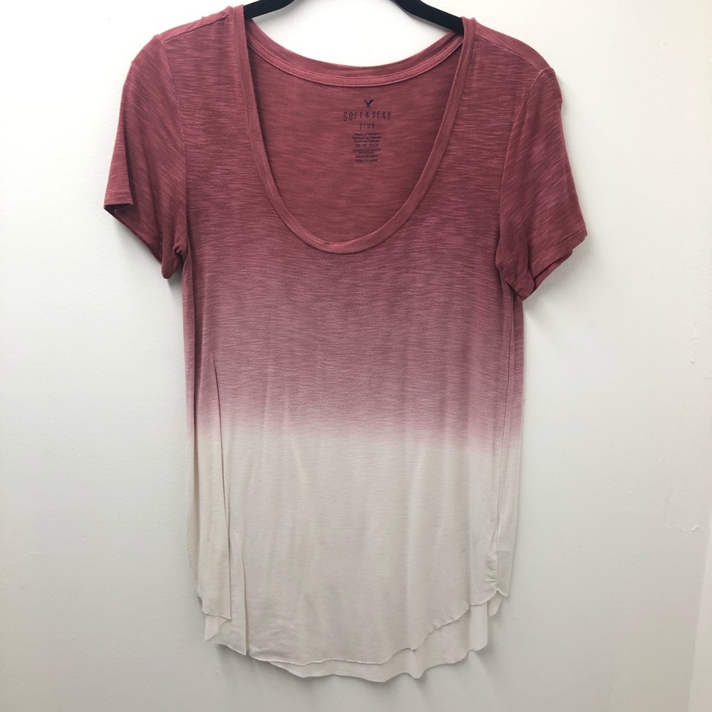 American Eagle Soft & Sexy Blush Color Top - Picture 2 of 4